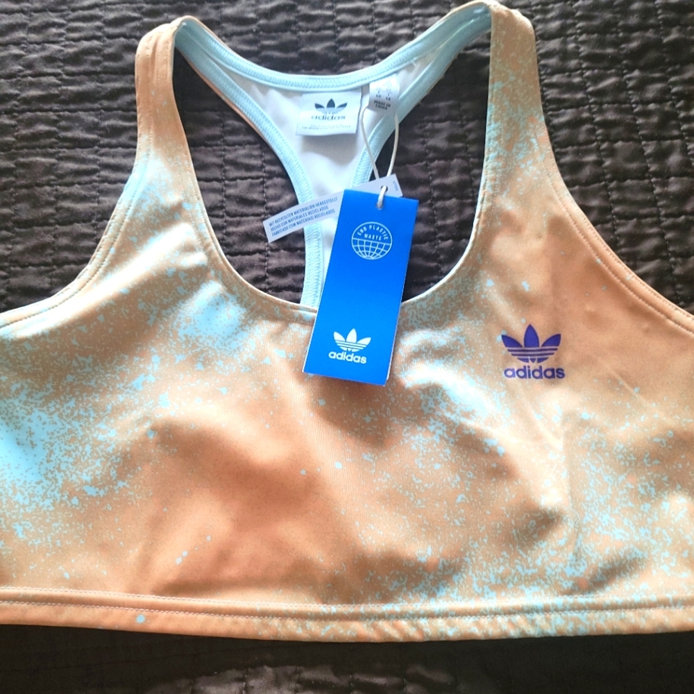 Adidas Woman's AOP Bra Top NWT